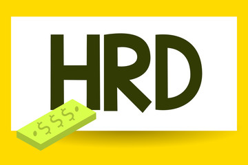 Writing note showing Hrd. Business photo showcasing Framework in building and developing the skills of employees Training.
