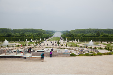 Fototapeta na wymiar Gardens of Versailles.