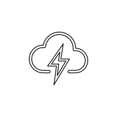 weather storm illustration, sun rain symbol