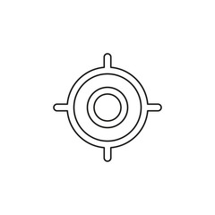 target goal icon, target focus arrow
