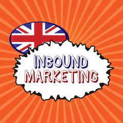 Conceptual hand writing showing Inbound Marketing. Business photo showcasing Process of attracting the attention of customers.