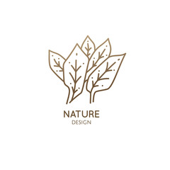 Tropical plant logo