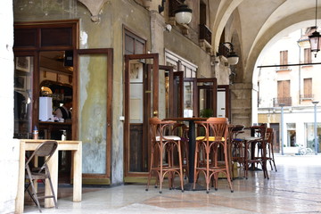 interior of cafe