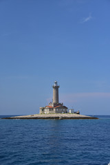 Leuchtturm im Mittelmeer