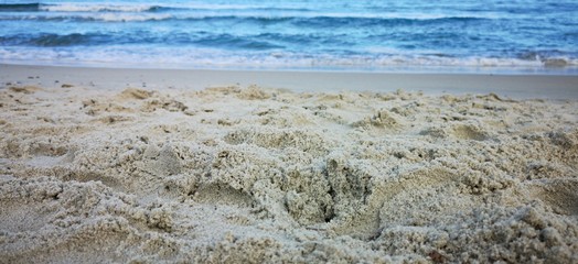 Sand on the beach