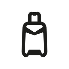 Travel bag icon. Journey symbol