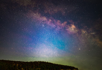 Fototapeta na wymiar Milky Way at Acadia