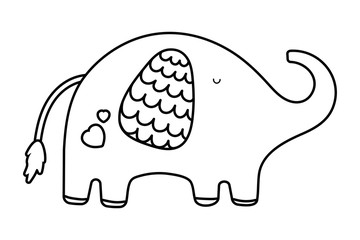 Isolated elephant cartoon vector design vector illustration