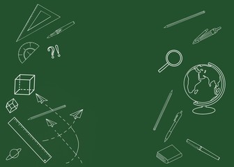 back to school blackboard 