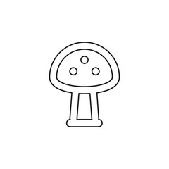 Vector Mushroom vegetable illustration