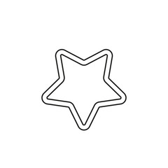 vector star symbol, rating or award shape, success