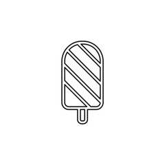 icecream icon - dessert object - sweet summer icon