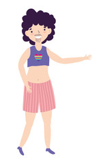 Man supporting lgtbi march design