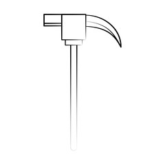 engineering construction factory industry cartoon drawing in black and white