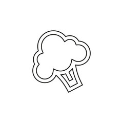 vector broccoli vegetable illustration