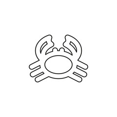 sea food - vector seafood, crab