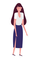 Avatar woman vector design vector illustration