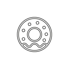 doughnut icon - cake or dessert snack