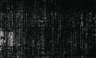 Vector fabric texture. Distressed texture of weaving fabric. Grunge background. Abstract halftone vector illustration. Overlay to create interesting effect and depth. Black isolated on white. EPS10.