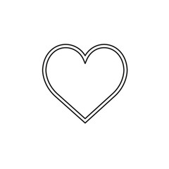 vector love sign. heart illustration, valentine