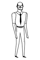 Isolated avatar man vector design