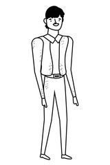 Isolated avatar man vector design