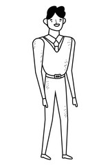 Isolated avatar man vector design