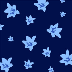 Blue Flower Patterns