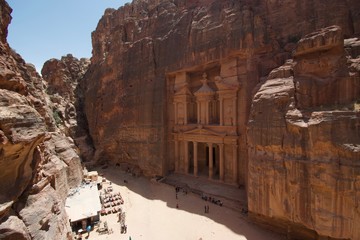 the treasury from above