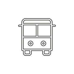 vector Bus illustration shuttle Bus symbol, travel