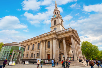 Fototapeta premium St Martin-in-the-Fields church in London, UK