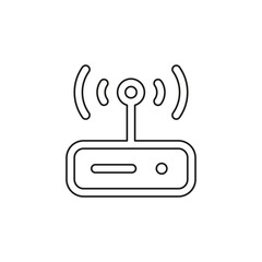 vector router modem illustration