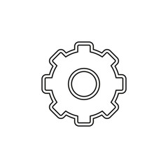 Gears settings icon - Cogwheel gear mechanism