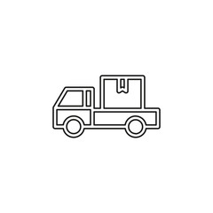 delivery truck icon - shipping symbol