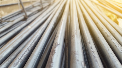 Cast iron material in building houses