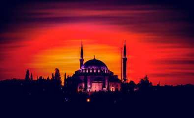 Obraz premium Ottoman style mosque in Istanbul