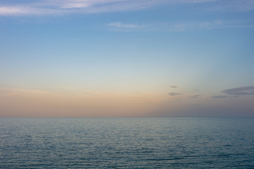 Fototapeta premium sunset over the sea