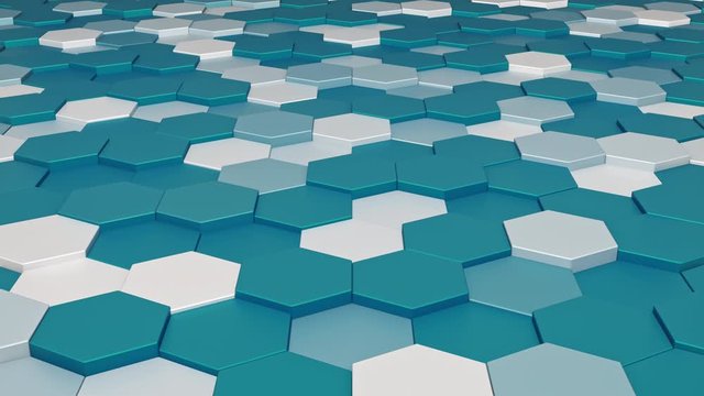 背景素材 六角形 テクスチャ ループ 4K アニメーション