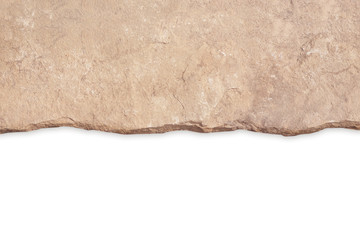 sand stone slate  texture with white background