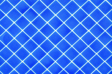 Fototapeta na wymiar blue tile pattern texture background