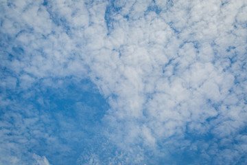 Blue sky with clouds