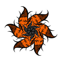 Illustration Beautiful Batik Pattern of Indonesian