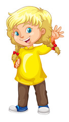 Cute happy smiling child isolated on white background