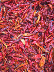 Fototapeta premium Dry red chili pepper