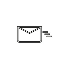 sending mail or message icon, envelope