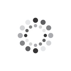 Loading Progress logo design vector