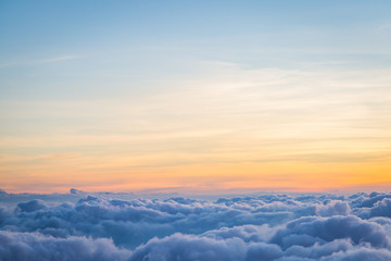 Beautiful sky and clouds before sunset