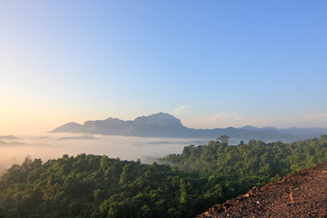 Fog cloud landscape mountain scenery view sky natural