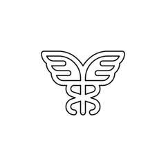 Fototapeta premium vector caduceus symbol - healthcare