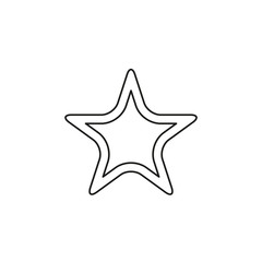vector Starfish icon, Sea star